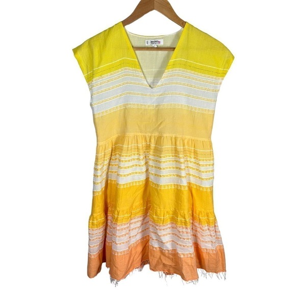 lemlem Stripe V Neck Sleeveless Mini Dress Coverup Size XS - Picture 1 of 9